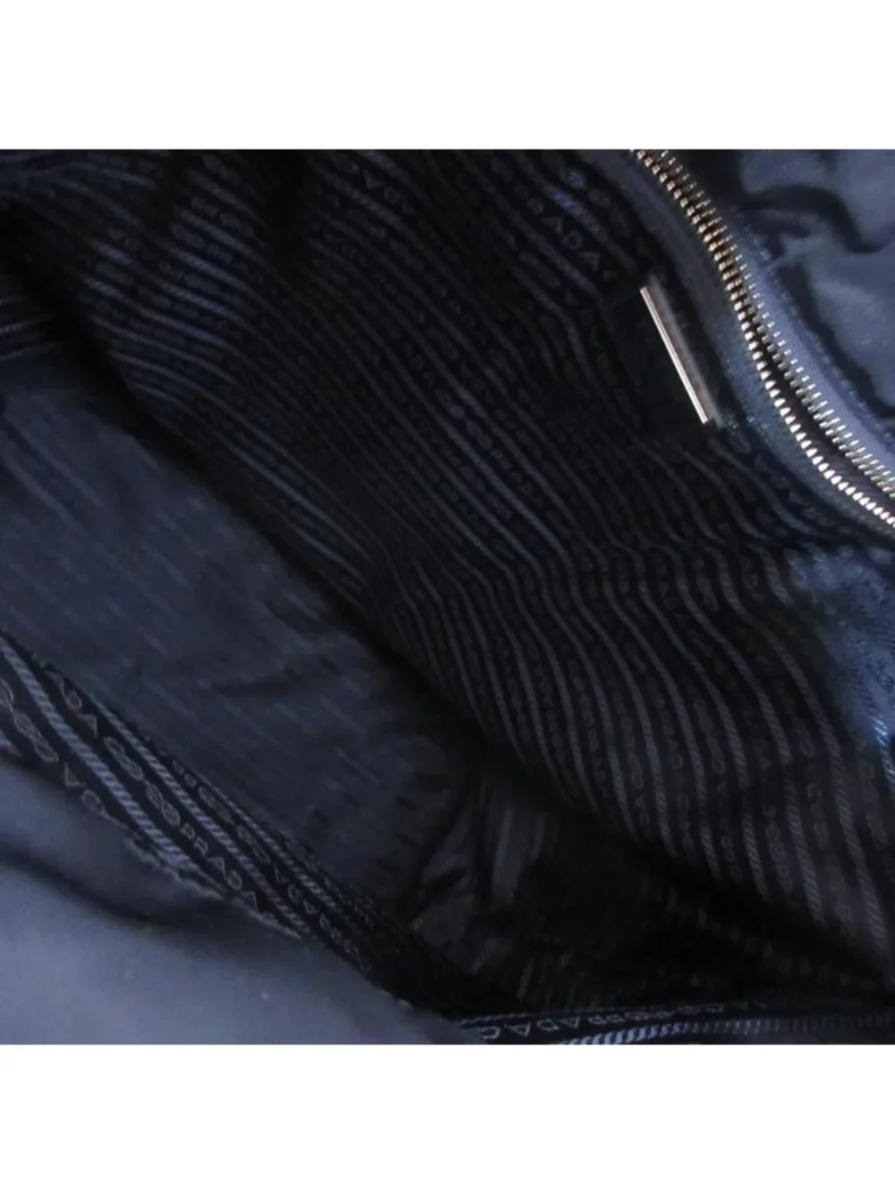 Prada Mariner Small Re-Nylon Bucket Bag Triangular Plate Paneled Design Rope